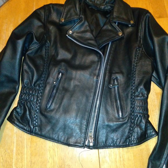 Ladies LG leather coat - Picture 2 of 5